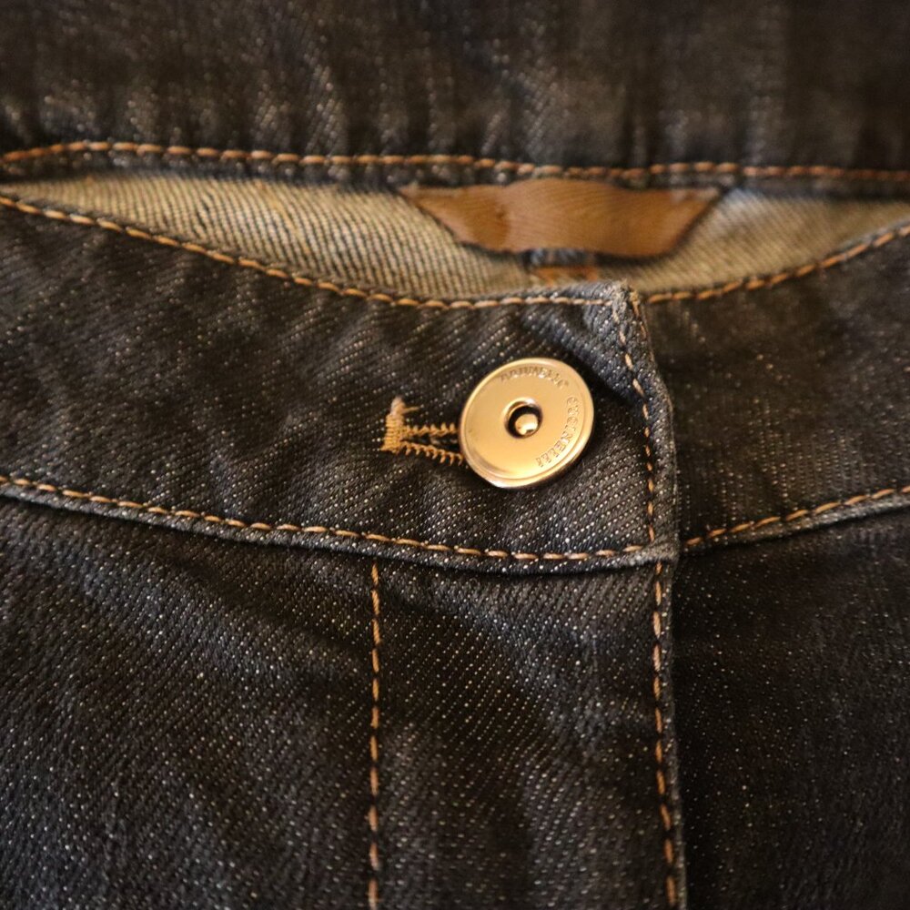 Brunello Cucinelli Black Jeans Distressed Skinny Denim Monili Trim IT 46 USA 10 - Picture 8 of 9